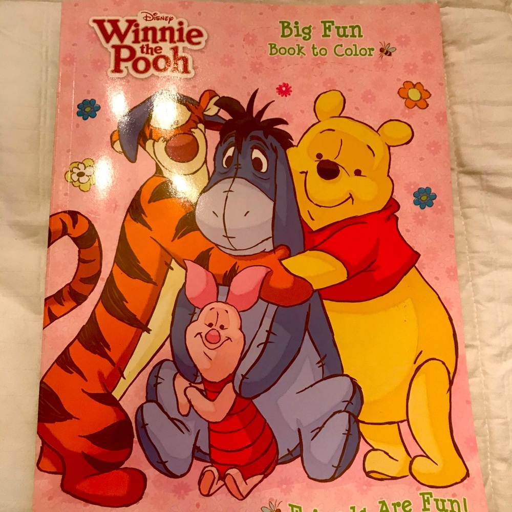 NWT Winnie the Pooh coloring book